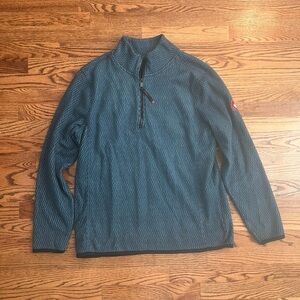 Canada Weather Gear Men’s Zig Zag Trail Blizzard Fleece Pullover - Large